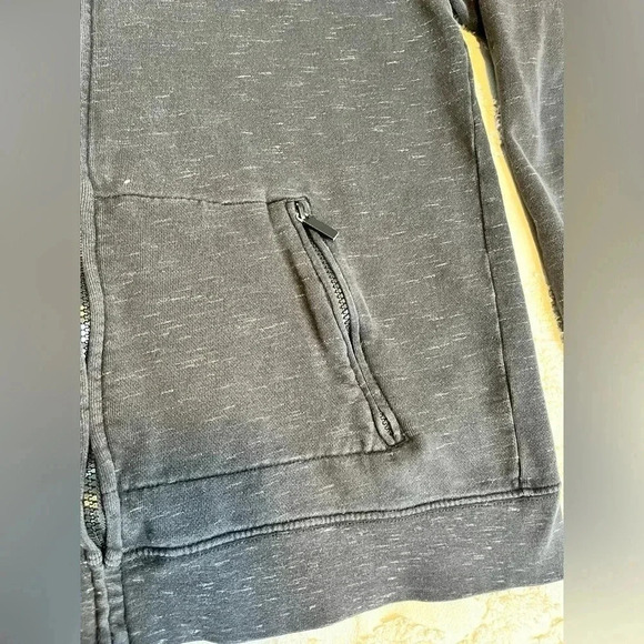 Zara SPLATTERED ZIP SWEATSHIRT - Picture 2 of 3